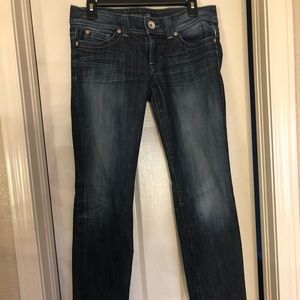 Vintage Guess Dark wash skinny Low rise jeans